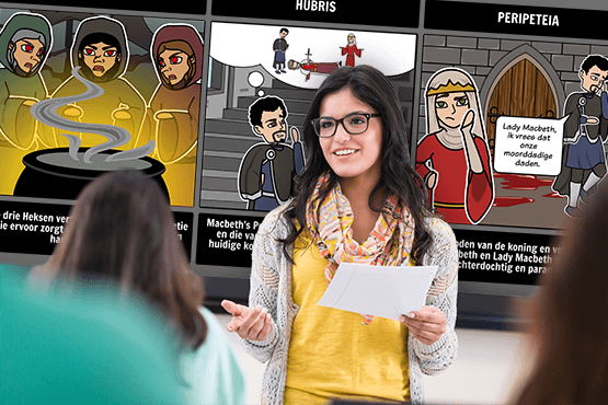 Storyboard That  Klaslokaal Onderwijs edtech hulpmiddel