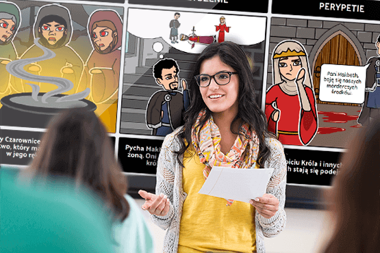 Storyboard That  edukacja w klasie edtech narzędzie