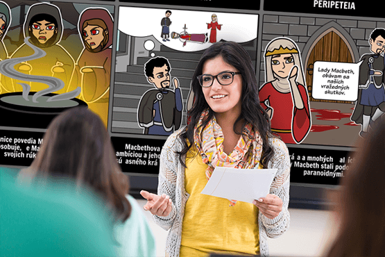 Storyboard That  Učebňa Vzdelávanie edtech nástroj