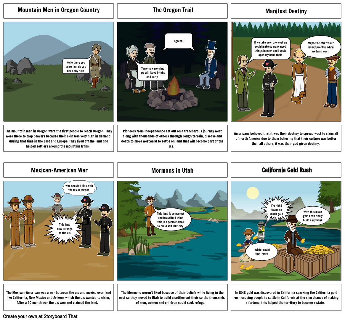 Westward Expansion Storyboard par 00407dd5