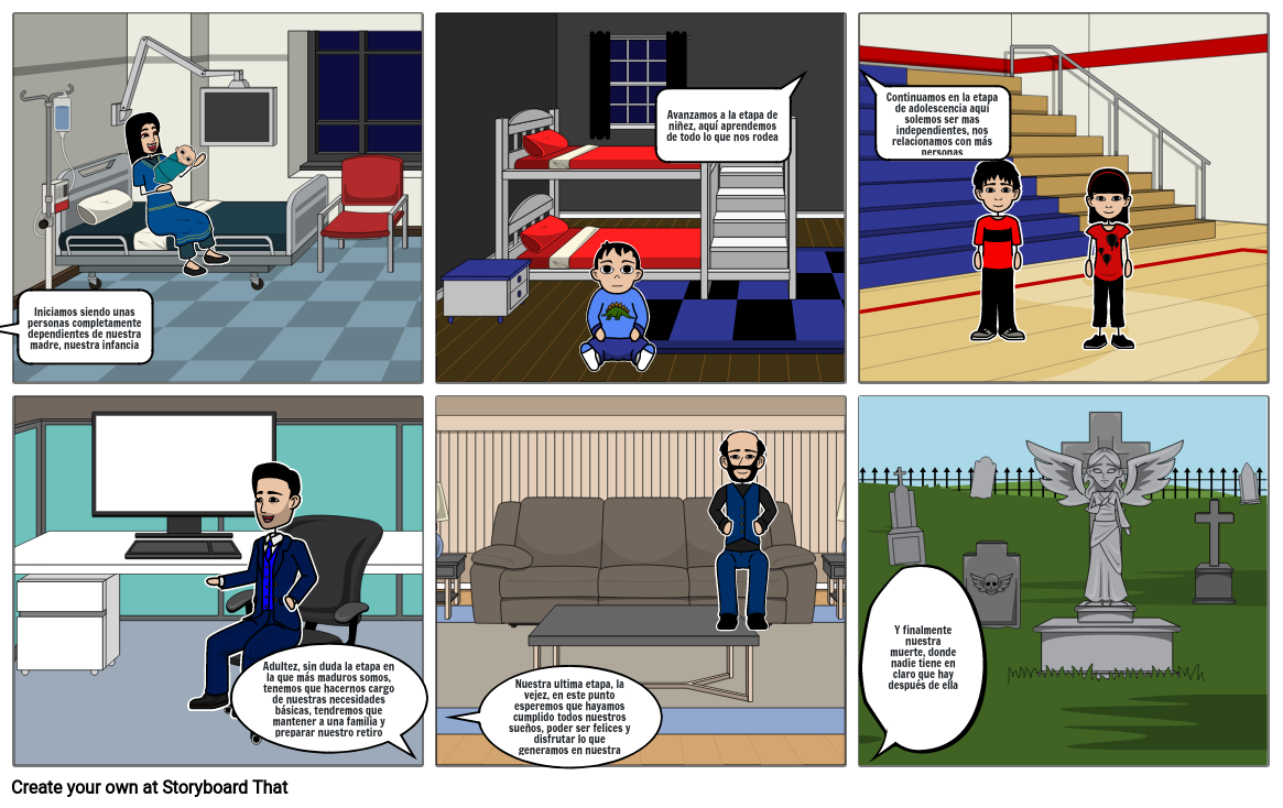 Etapas De Vida Storyboard By 007cc477 4492