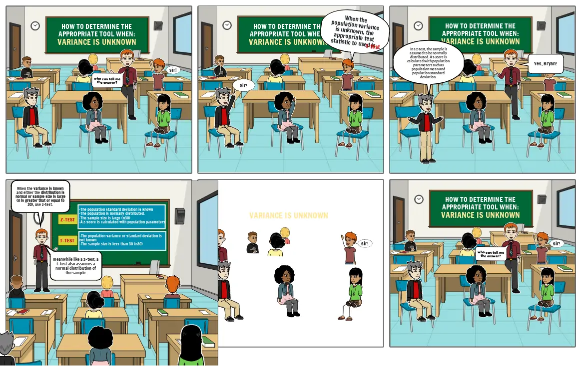 Comic strip for Statistic