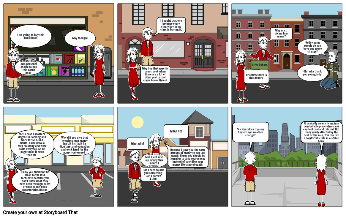 Economics Comic Strip Storyboard By 00e0cd26