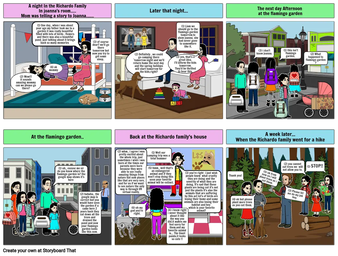 Environment day comic strip