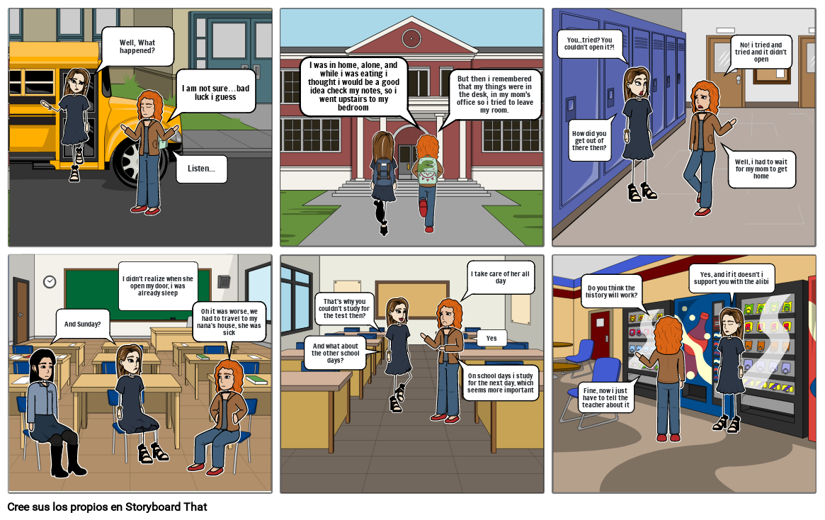 Comic de ingles Storyboard by 0105f3d8