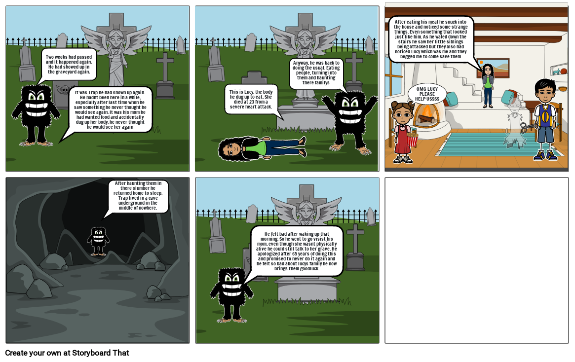 Monster Storyboard By 011272d6