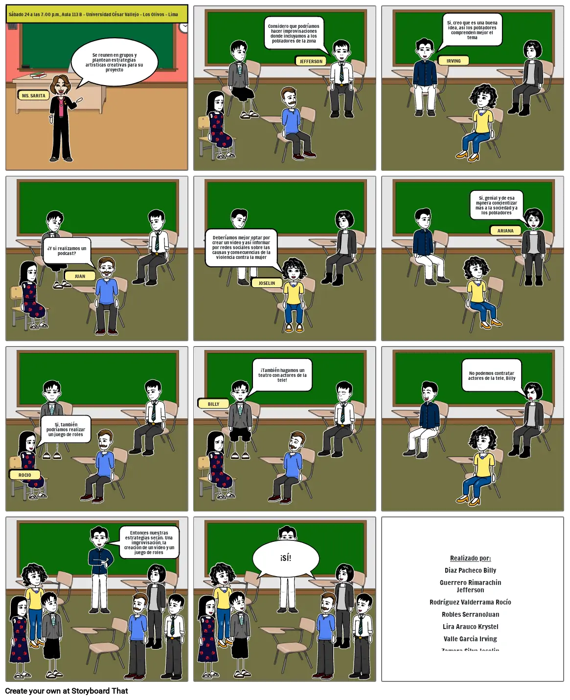 STORYBOARD ESTRATEGIAS GRUPO 7 - AI3