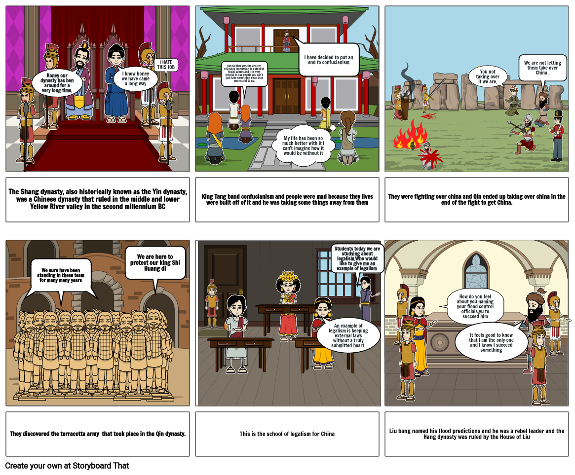 Shang Dynasty Storyboard by 013e0478