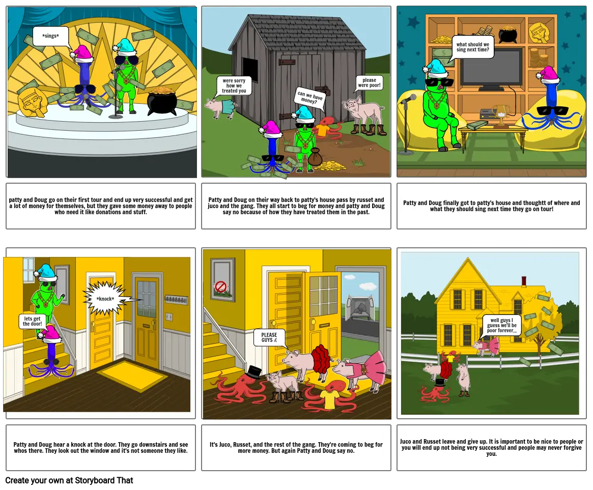 patty and doug story board