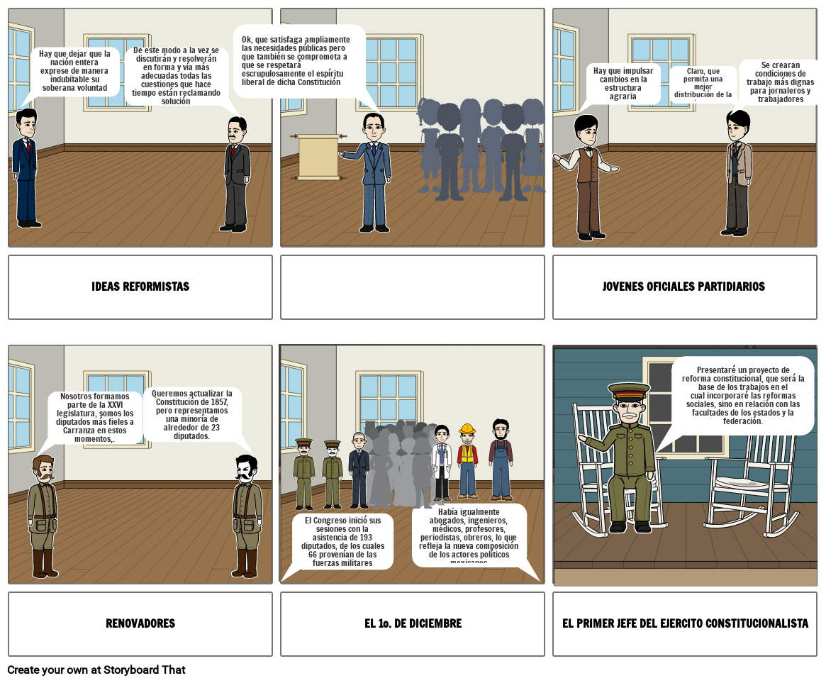 congreso constituyente Storyboard por 016e0fa0