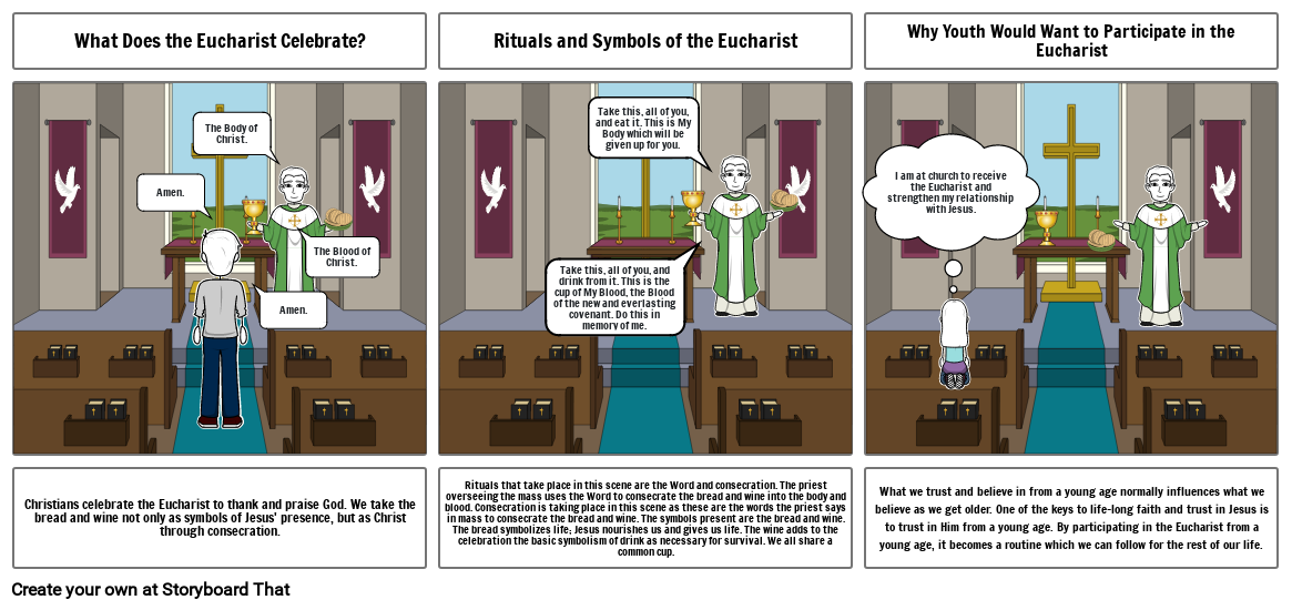 Sacraments Cartoon Strip