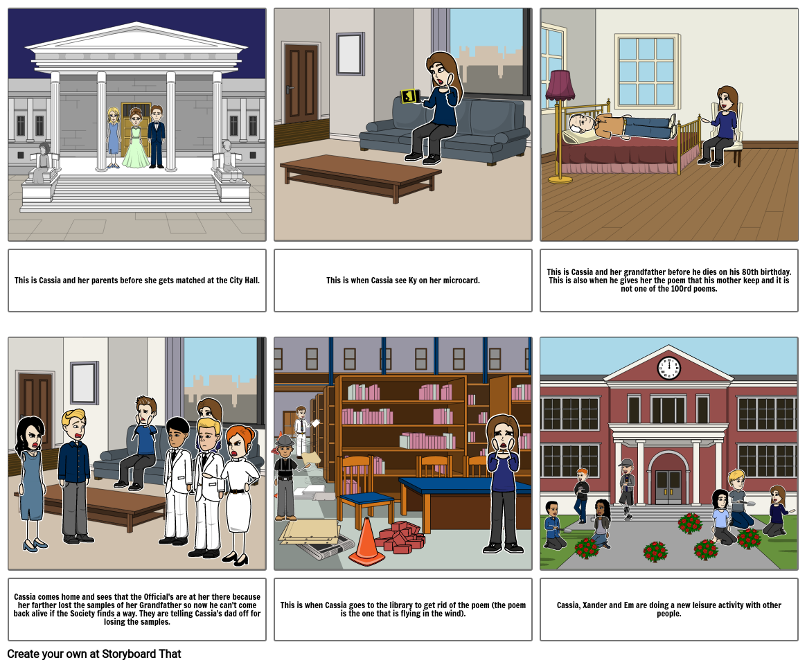 English Comic Strip Storyboard by 01898e68