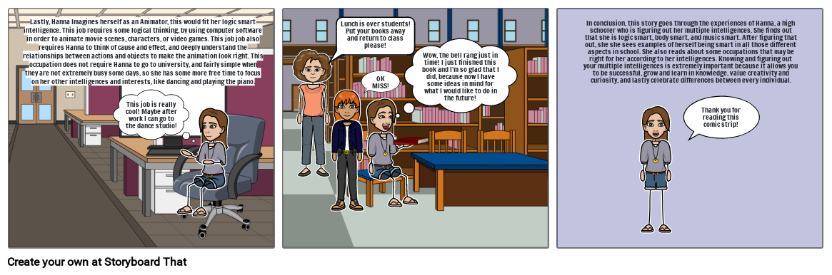 Multiple Intelligences Storyboard por 021da1a4