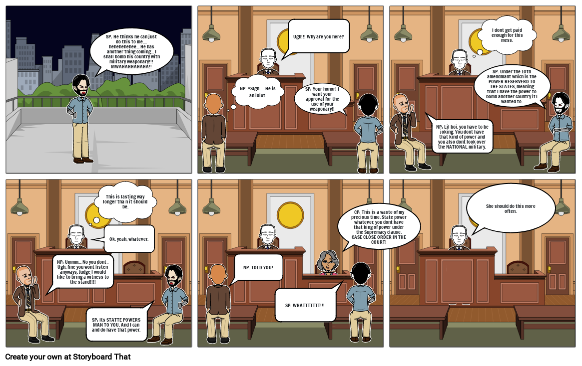 Federalism Comic Strip