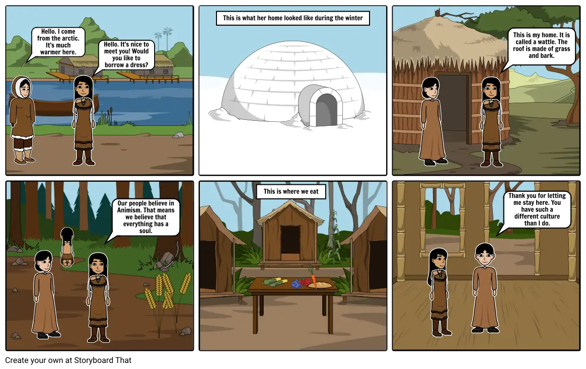 Part 1 Southeastern & Arctic Storyboard