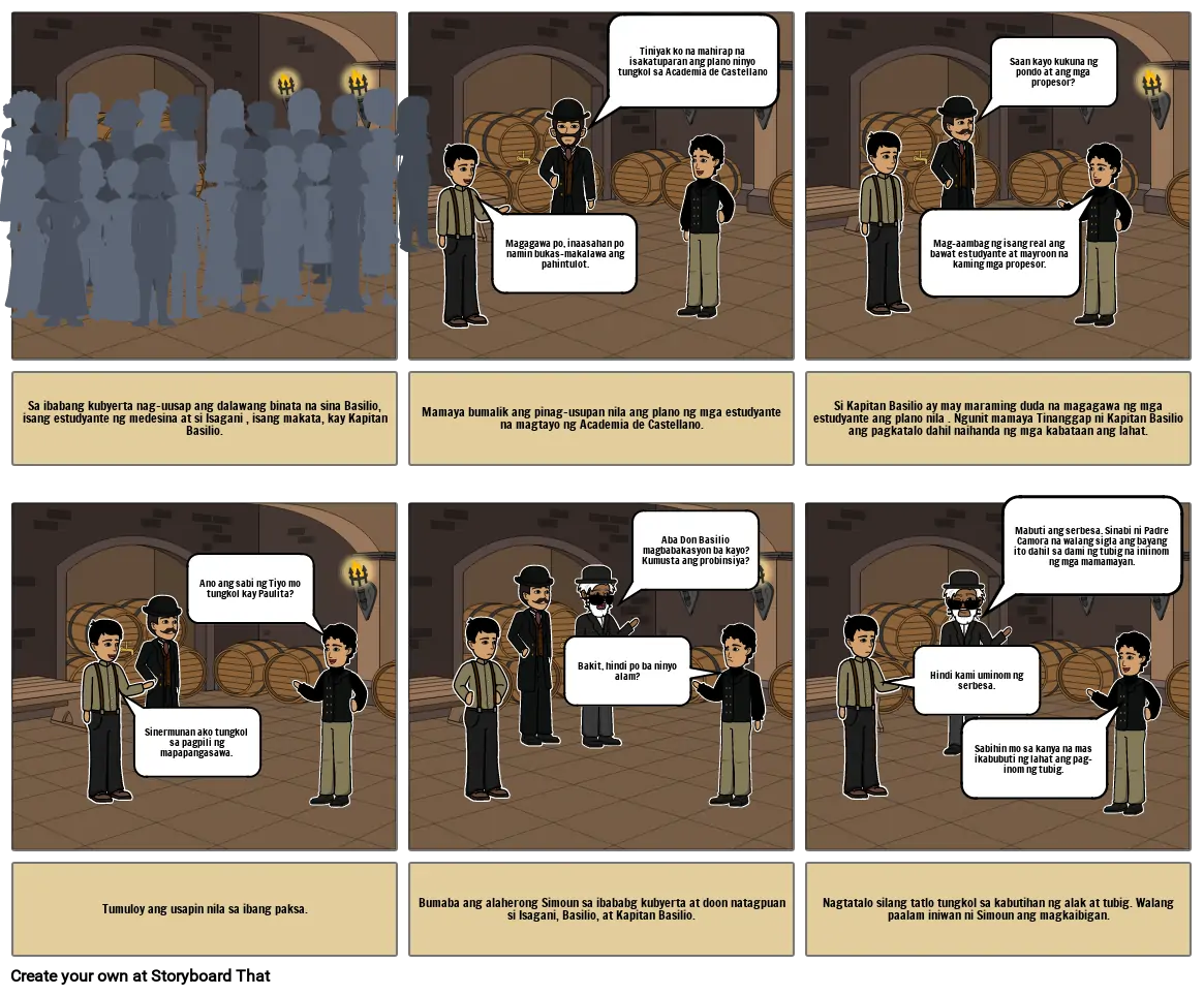 El Filibusterismo - Kabanata 2 Storyboard Por 03b2160e