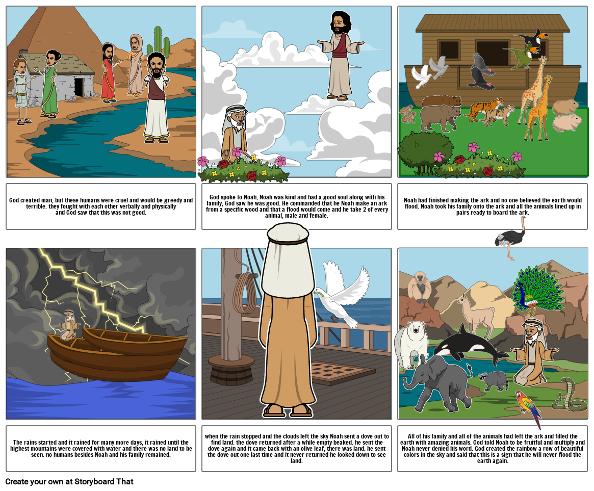 Noah's Ark Storyboard by 03cdb10e