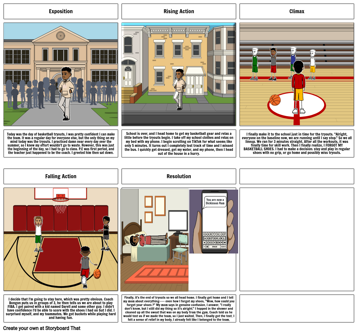 Marking Period 2 ELA project Storyboard by 0494869a