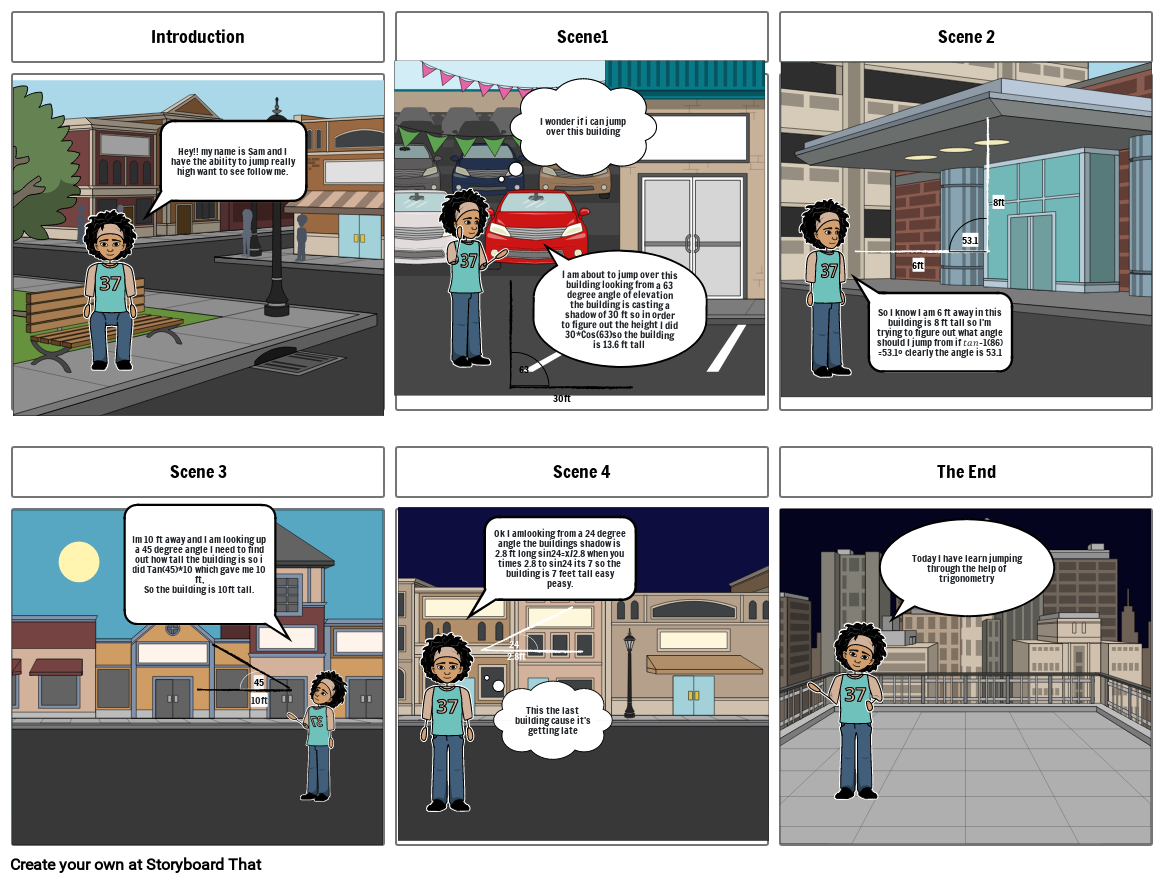 comic strip on trigonometry