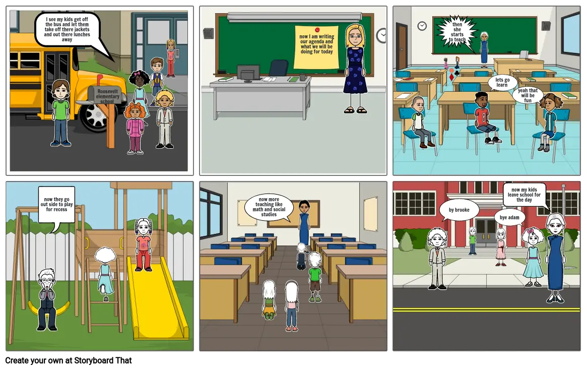 teacher story board