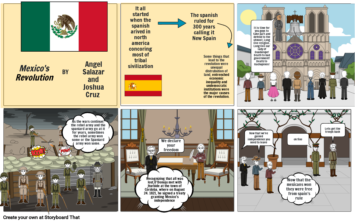 Mexican Revolution Storyboard