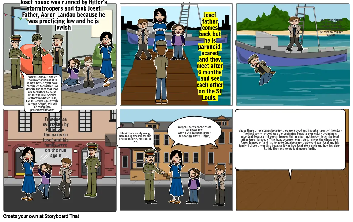 Refugee Comic Project (Josef)