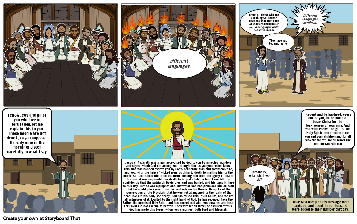 Pentecost Storyboard By 0542cec4