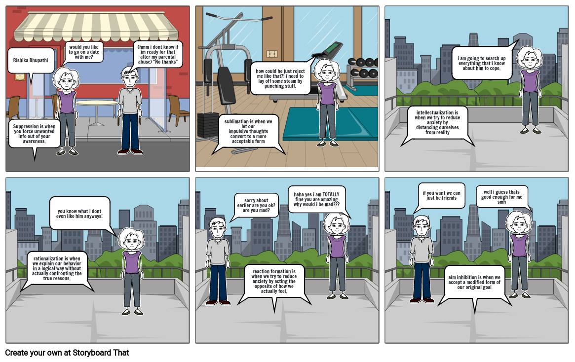 defence mechanism strip Storyboard por 05855e7b