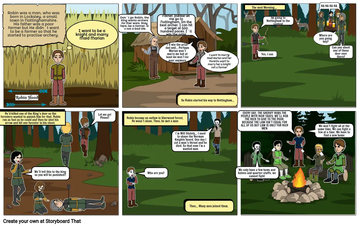 Robin Hood comic