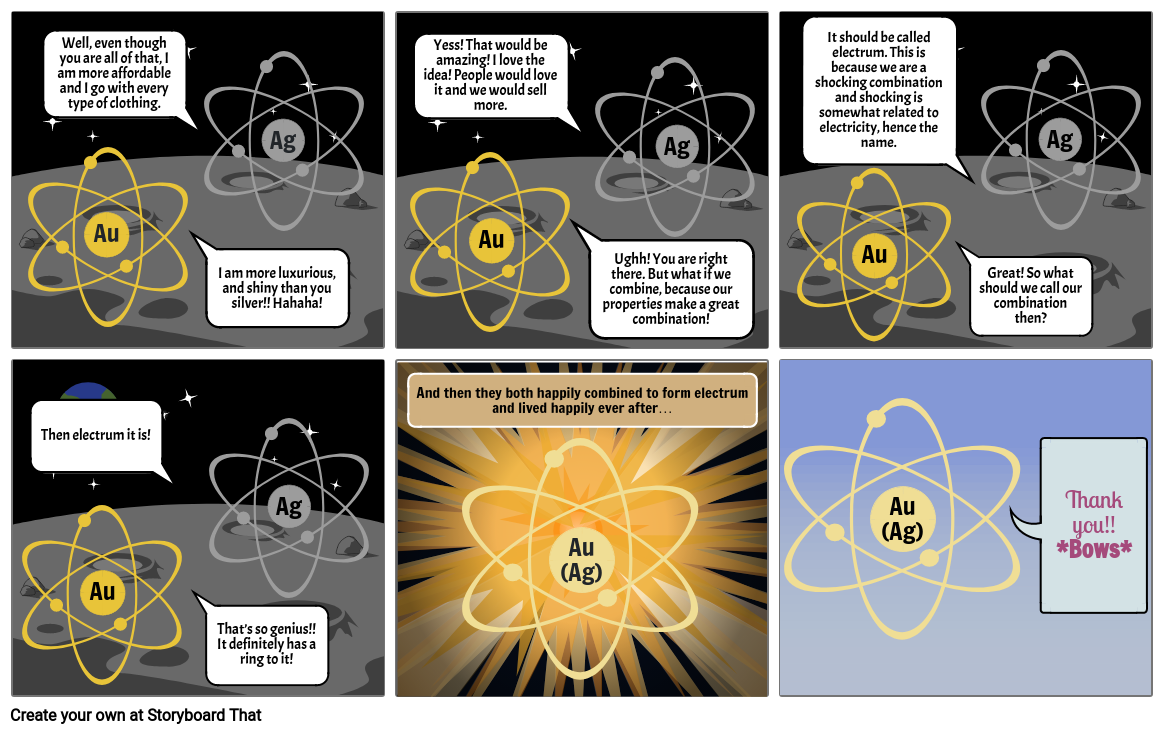 chemistry comic strip assignment