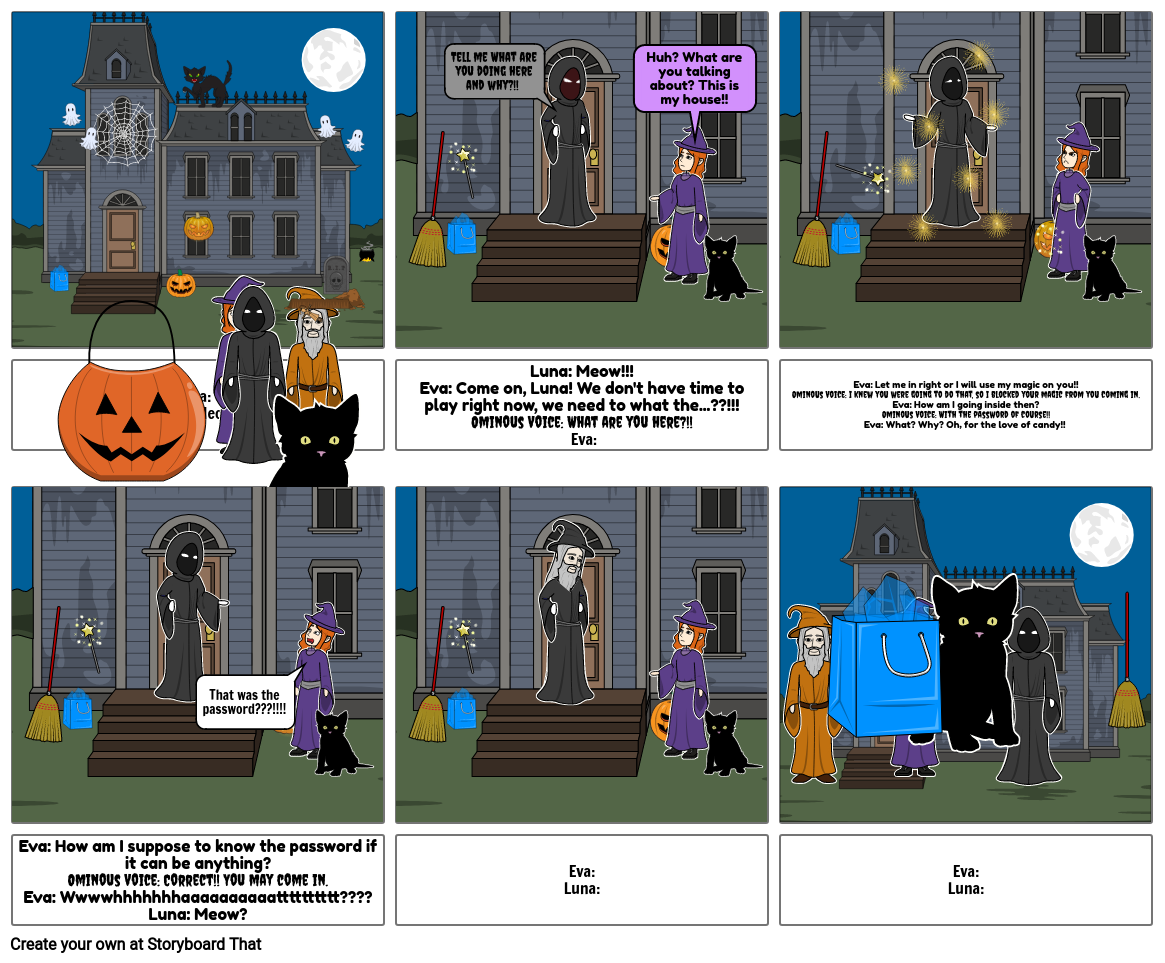 Happy Halloween!! Storyboard by 06732bde