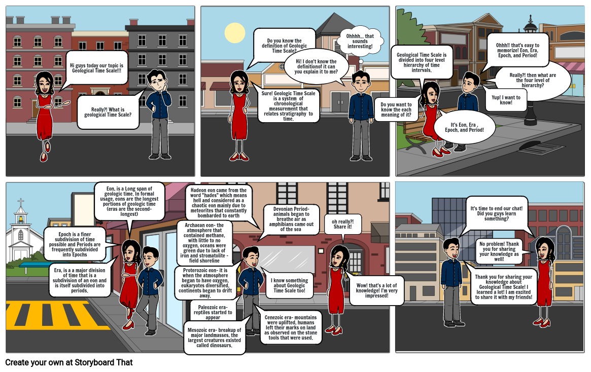 story-board-about-geological-time-scale-storyboard