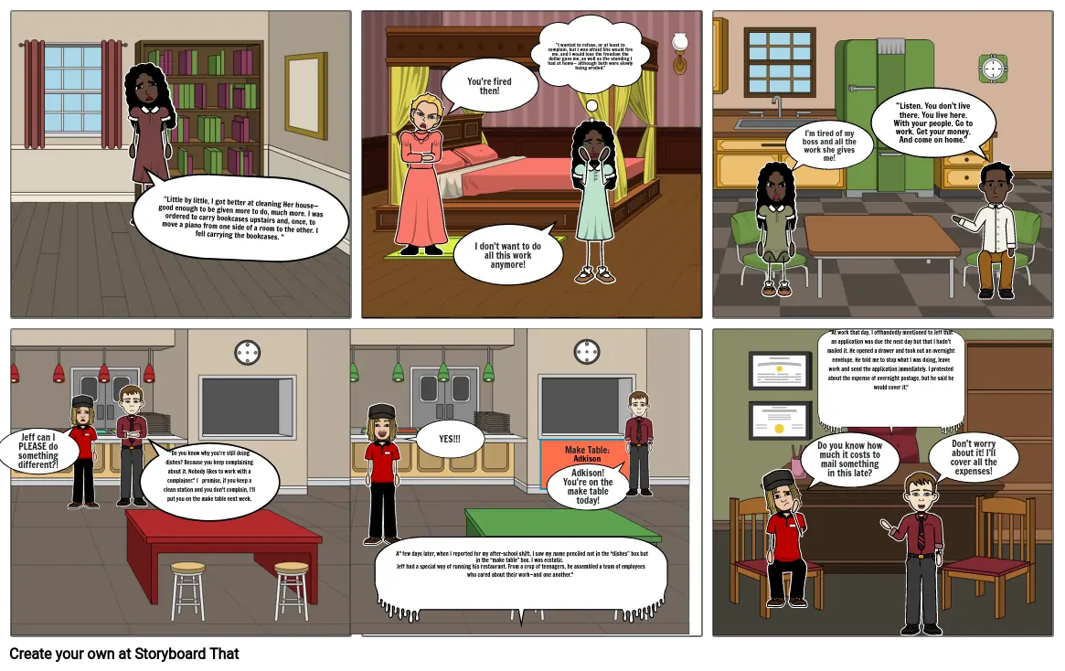 Compare/Contrast Storyboard Storyboard By 06e4a427