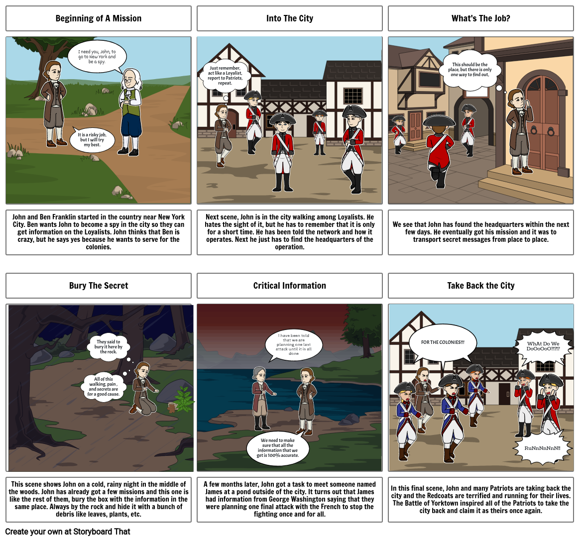 American Revolution Project Storyboard por 076ca65c