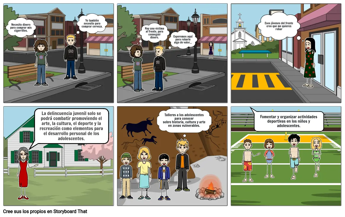 Delincuencia Juvenil Storyboard Por 077a7218 5237