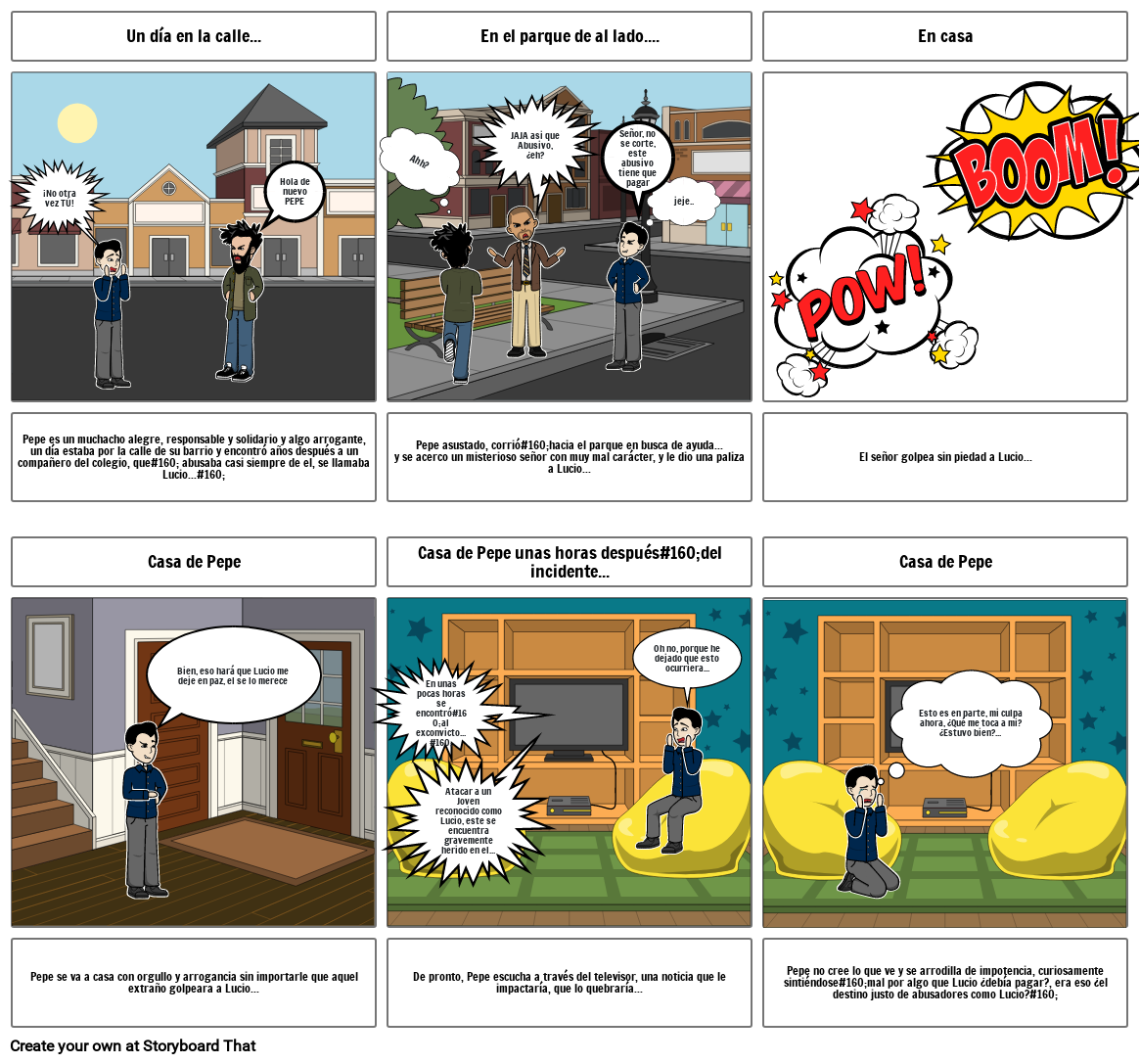 Historieta Storyboard By 078691f4 3385