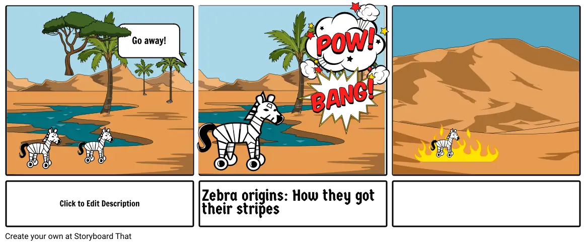 How zebras got his stripes