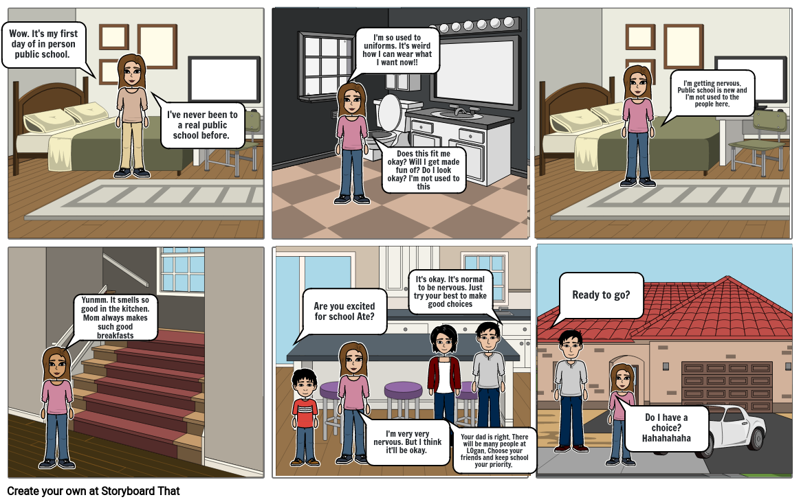 family story comic Storyboard by 07dc3da9