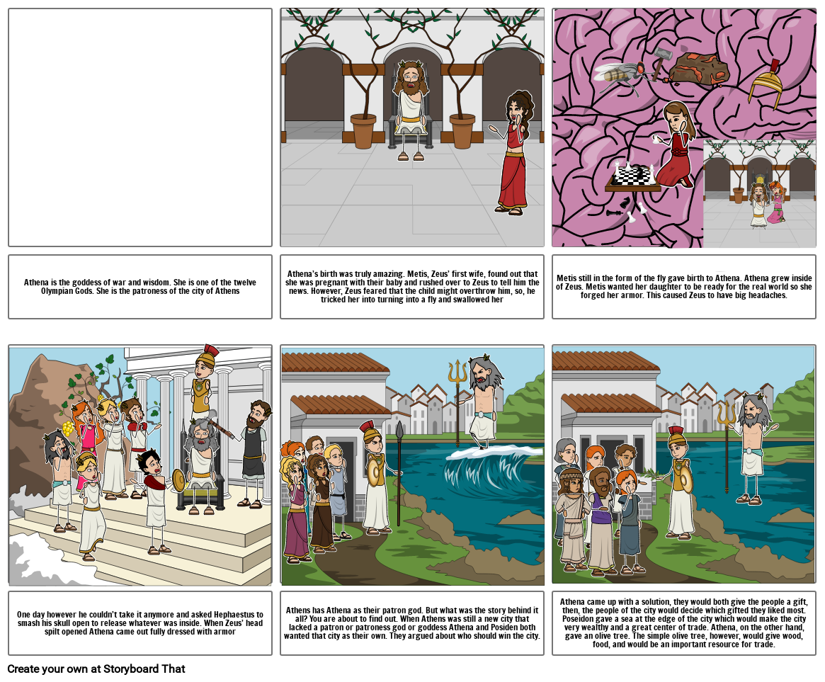 Who is Athena? Storyboard by 08130cab