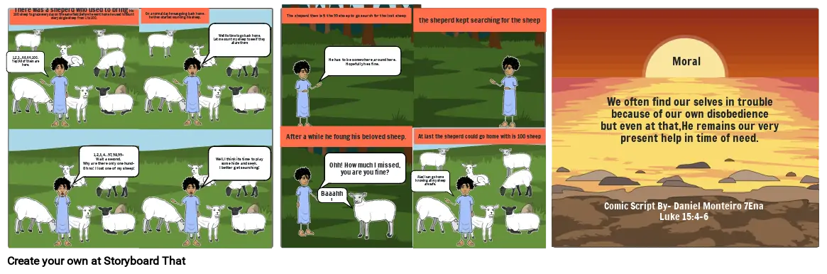 The Parable  od T he Lost Sheep.
