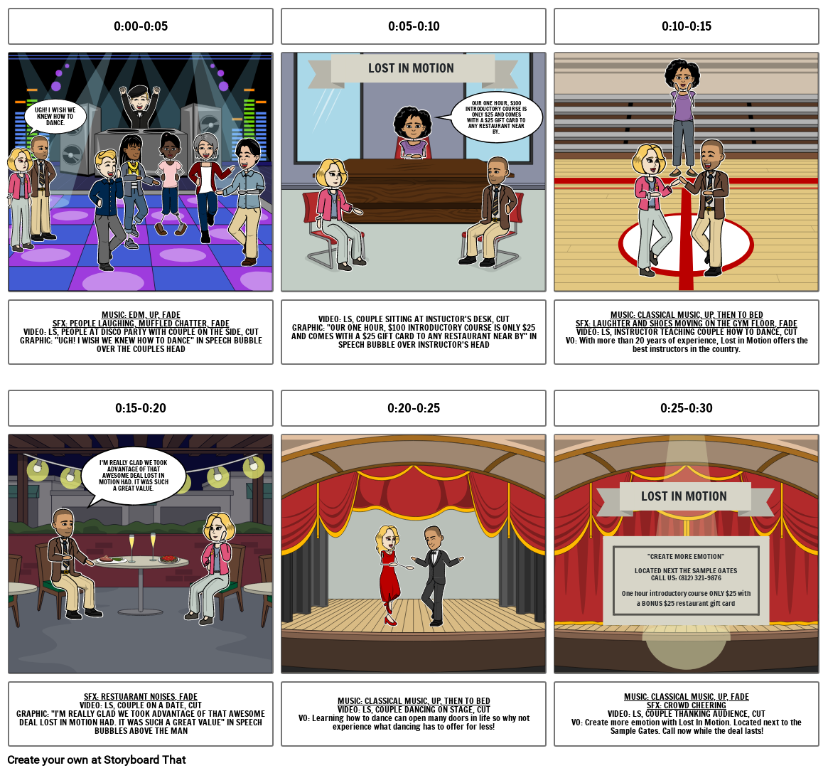 Raake TV Storyboard C221