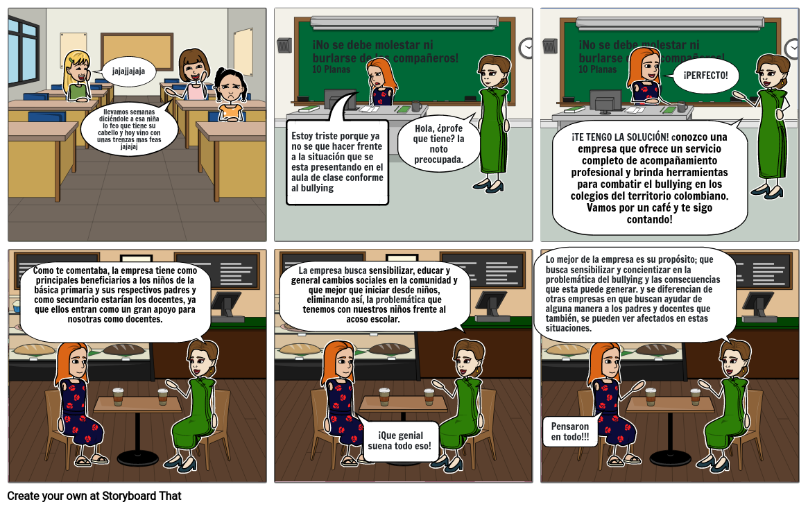 Bullying Storyboard por 08537db0