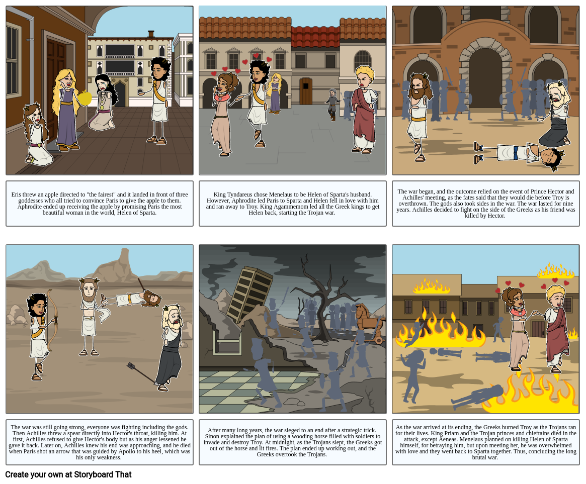 The Iliad Storyboard by 08569b69
