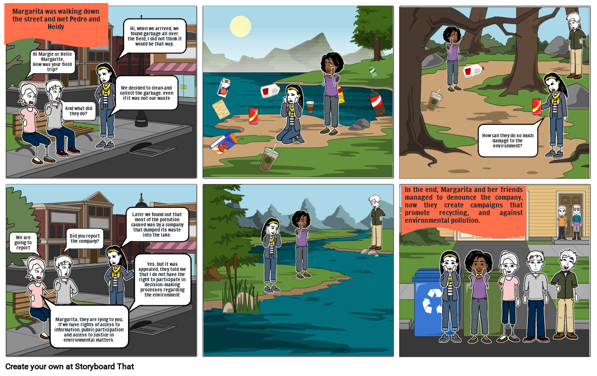 Contaminación Del Medio Ambiente Storyboard By 085cfb2e