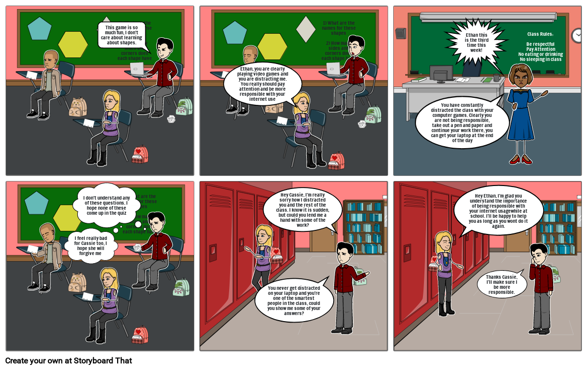 Internet Responsibility Storyboard by 0890dcd7