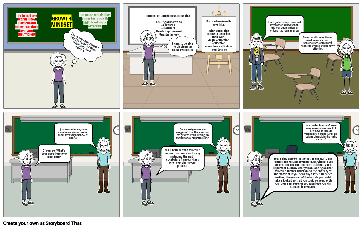 Rubrics Storyboard