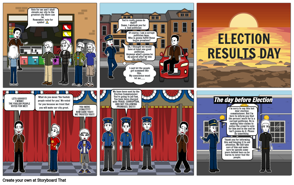 SST MA.2 - Comic Strip based on Chap. Electoral Politics