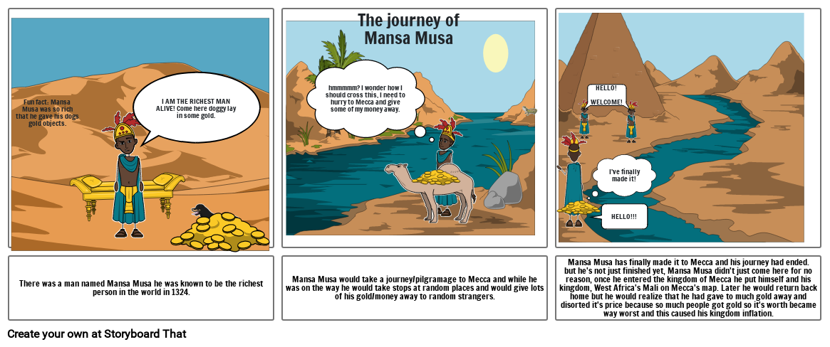 Mansa Musa&#39;s journey