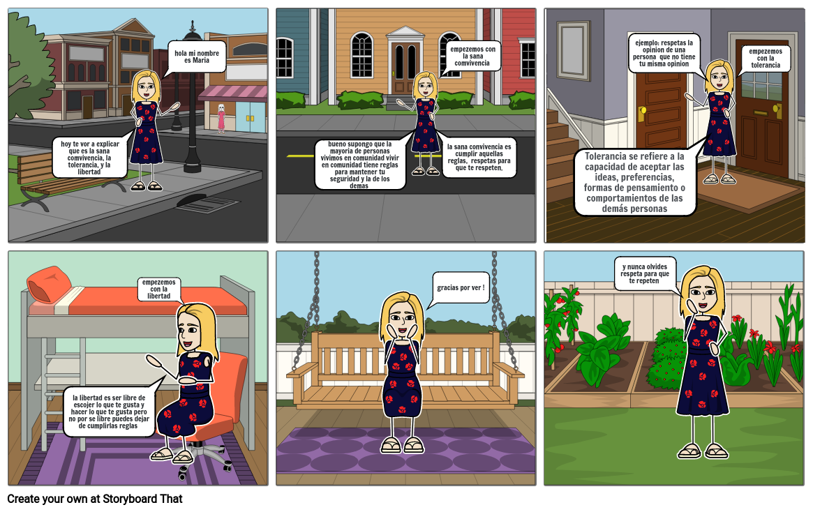 Los Valores Storyboard By 0a3d9bef 0927