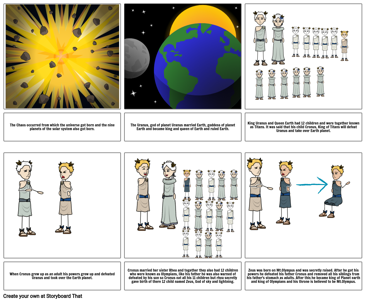 Theogany : The clash of Titans Storyboard by 0aac9824